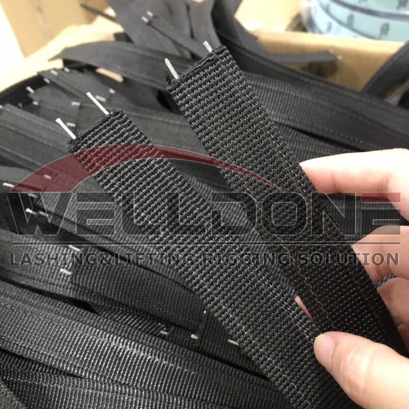 built-in steel wire webbing